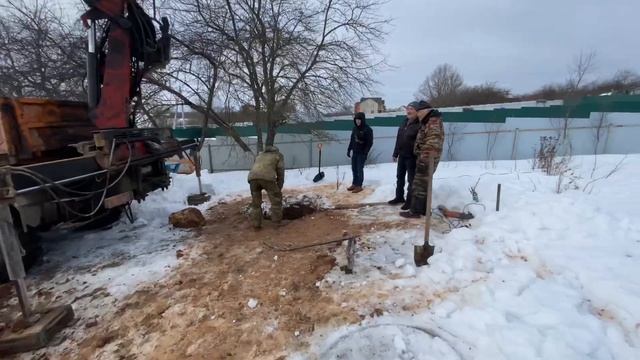 Колодец на 10 колец сдан за 1 час 35 минут в Дмитровском районе д Куликово без плывуна на глине !!! смотреть онлайн