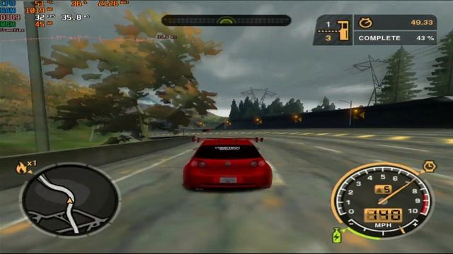 Gigabyte FX 5700 256MB TEST NFS Most Wanted 1024x768 смотреть онлайн