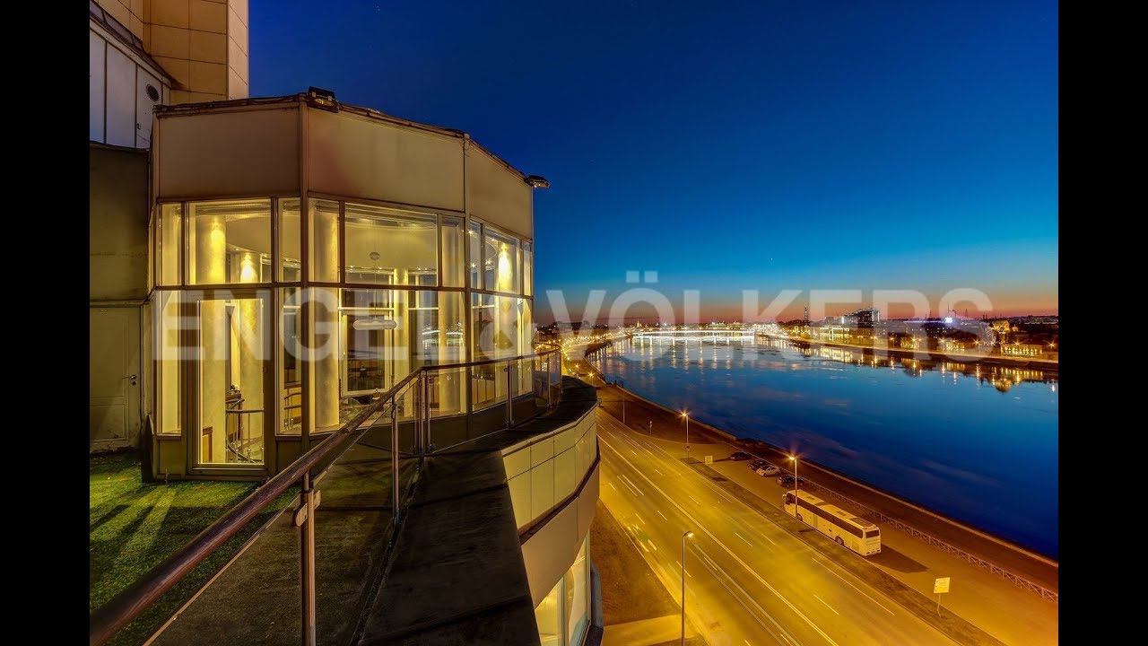 Engel & Völkers: Воскресенская наб., 4 – терраса и панорамный вид Петербурга «словно на ладони» смотреть онлайн