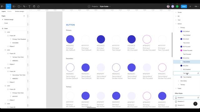 10. Цветовые стили в Figma (Фигма). Разработка StyleGuide/UI-Kit для веб-дизайна.