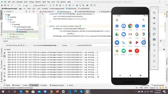 Android WorkManager Example смотреть онлайн