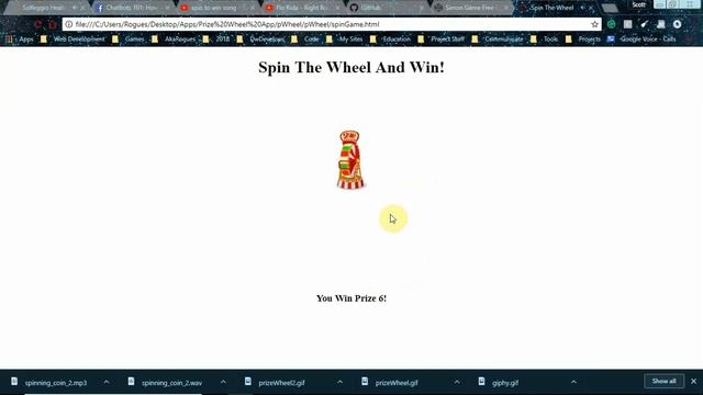 Prize Wheel in Javascript (Spin to Win) смотреть онлайн
