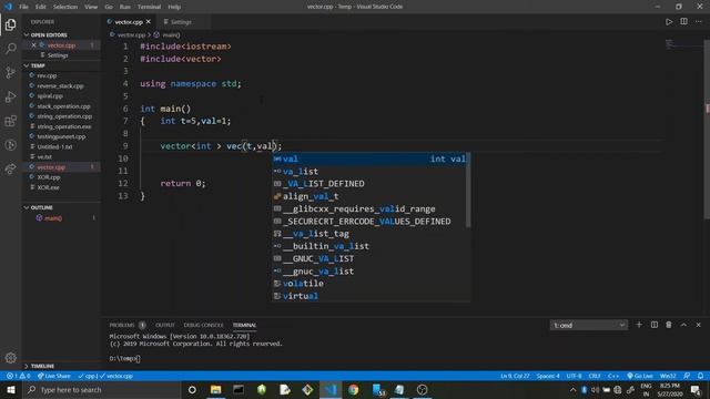 STL || Vector vs Array || Dynamic Array || C++ || Standard Template Library смотреть онлайн