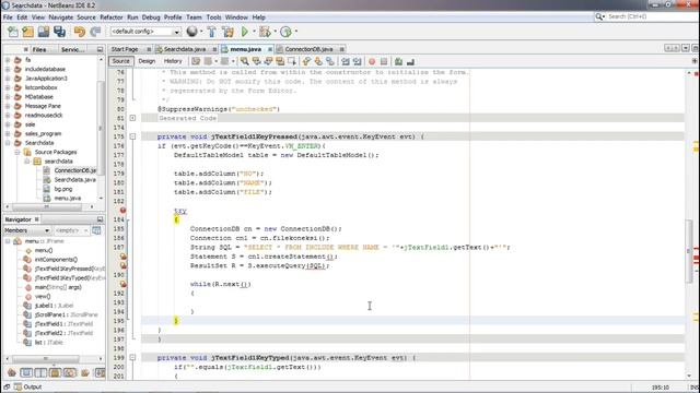 Search Data Enter In H2 Database Learn Java Swing UI смотреть онлайн