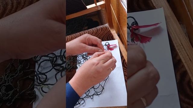 Косынки дели, соединение, для маскировочных сетей.