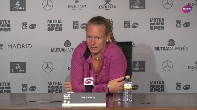 Kiki Bertens Press Conference | 2018 Mutua Madrid Open Quarterfinal
