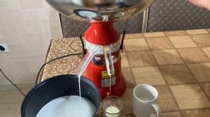 Сепаратор Куртсан(KURTSAN - Турция) 140 л./час. Детальный обзор и работа с молоком.