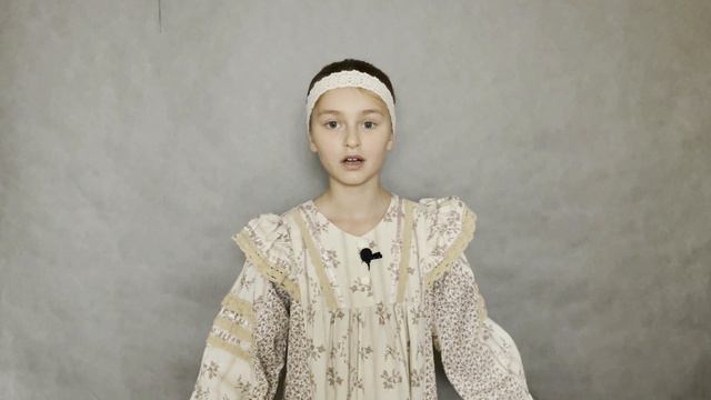 Ноздря Екатерина, 9 лет, читает отрывок из романа в стихах А. Пушкина "Евгений Онегин", 2023