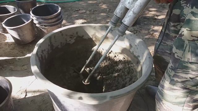 Как я делаю раствор для тротуарной плитки. 2018г. смотреть онлайн