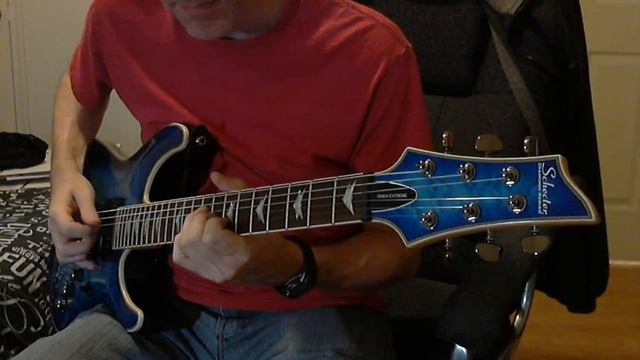 Schecter Omen Extreme-6 Ocean Blue Burst смотреть онлайн