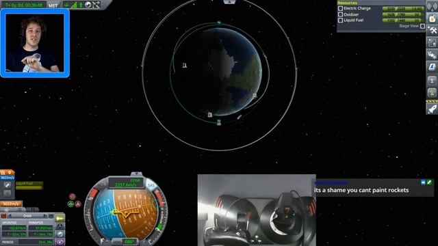 Hellish Inc Space Program - KSP LIVE Career Stock Joystick Let's Play S4 #10 смотреть онлайн