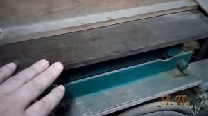 Самодельный подъемник переднего стола фуганка.