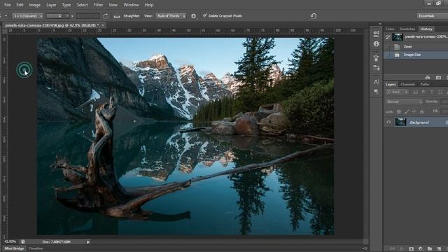 Tutorial Photoshop CS6 Crop Resize Dan Rotate Untuk Pemula 2022 смотреть онлайн