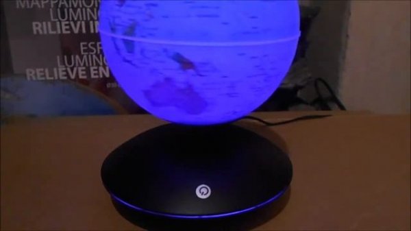 Левитирующий глобус с сенсорной подсветкой и политической картой Земли / Интернет-магазин М-Глобе