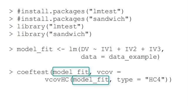 R: Robust Standard Errors for Regression in 60 Seconds (HC3, HC4) смотреть онлайн