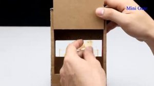 Mini Gear! How to make Mini Game Gun Shooting from Cardboard