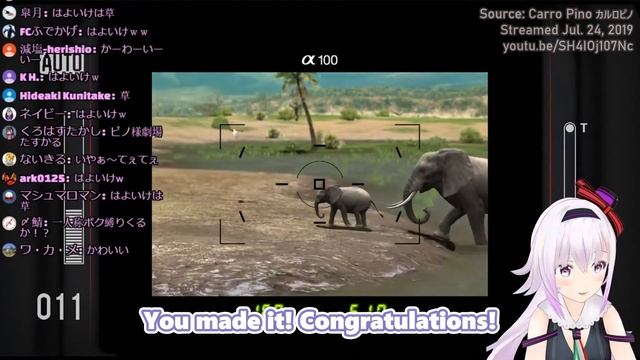 Pino plays the PS3 safari game Afrika ? | VTuber Subtitles English смотреть онлайн