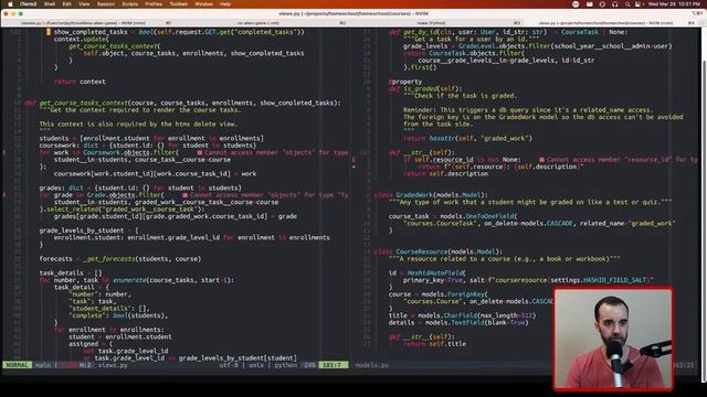 Ellen's Alien Game / Display Related / Neovim config - Building SaaS with Python and Django #157 смотреть онлайн