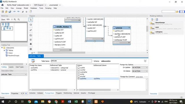 Ejercicio 2 Crear relaciones entre tablas utilizando workbench смотреть онлайн