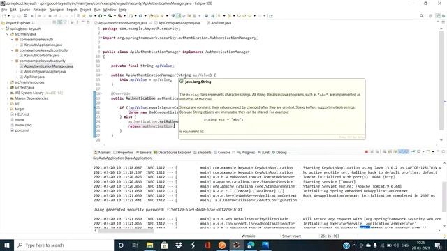 How to use KeyAuth in Springboot? смотреть онлайн