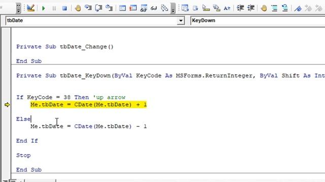 Increase TextBox Date Using Up and Down Arrow Keys - Excel VBA смотреть онлайн