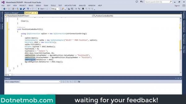 How to Create Master Details Form in C# Windows Application Using DataGridView
