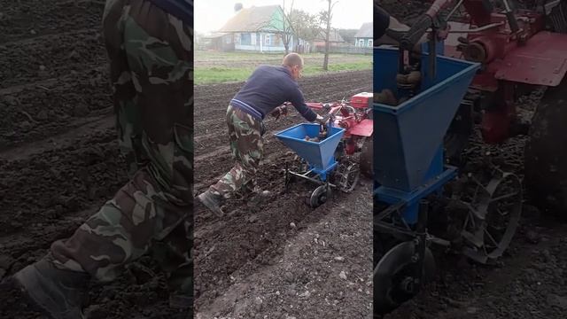 мотоблок картофелесажалка смотреть онлайн
