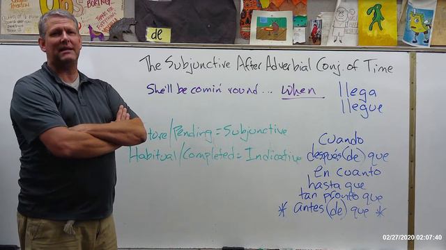 Subjunctive with Conjunctions of Time смотреть онлайн