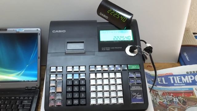 Como Reiniciar caja registradora casio PCR-T470 смотреть онлайн