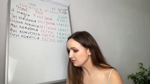 IMPERFECTIVE VS PERFECTIVE VERBS "TO LIE DOWN", "TO GO TO BED" смотреть онлайн