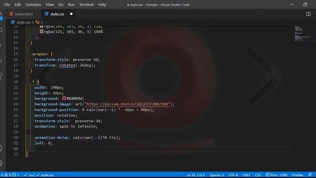 3D Triangle Spin using HTML & CSS | #ProgrammingEye смотреть онлайн
