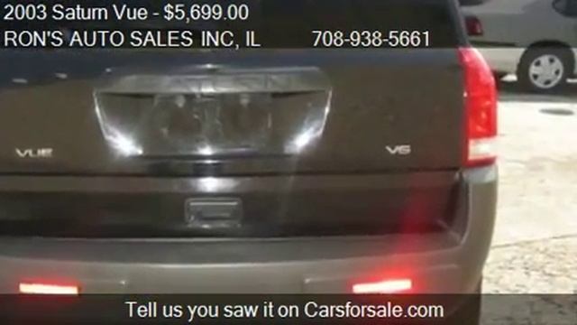 2003 Saturn Vue Base Fwd 4dr SUV for sale in MELROSE PARK, I смотреть онлайн