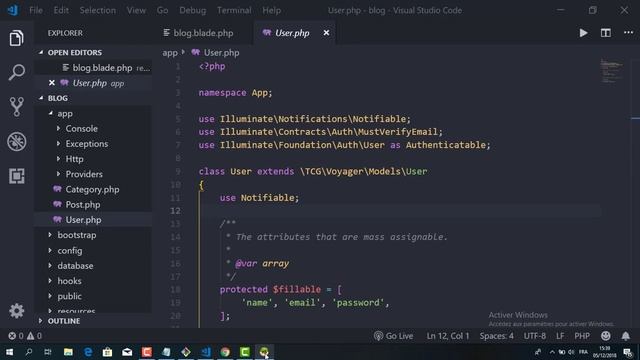 5 - تعلم صناعة مواقع ويب بإحترافية كبيرة - بواسطة Laravel Voyager | Binding Post and Category model смотреть онлайн