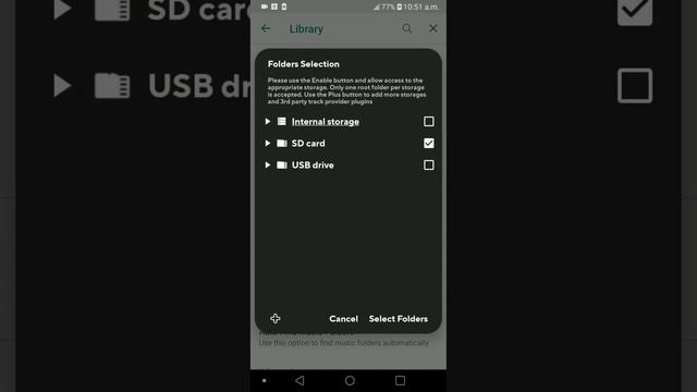Poweramp, How To Play Music On A USB Stick