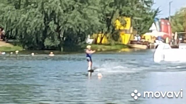 Wakeboard. Вейкбординг в Самаре на Орловском озере. Вейкбординг на лебёдке.Красота водного экстрима смотреть онлайн