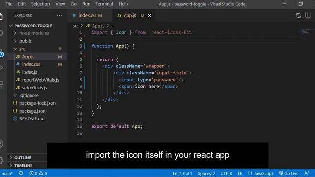 How to show and hide password in React using useState hook | Toggle password b/w show and hide смотреть онлайн
