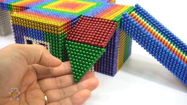 DIY How To Build Slide Playground Hamster House from Magnetic Balls (ASMR) | Magnetic Man 4K смотреть онлайн