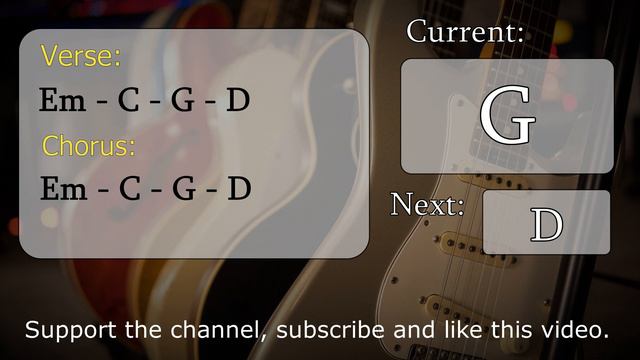 Backing Track Em C G D Jamtrack