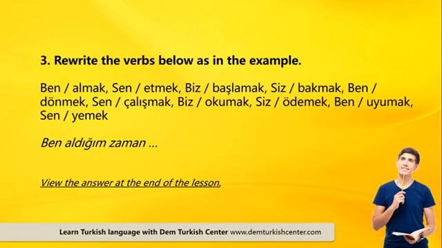 Learn Turkish grammar - "When Clause" in Turkish language смотреть онлайн