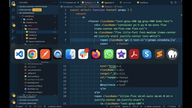 Building a Headless WordPress Web App: Set Footer | E10 смотреть онлайн
