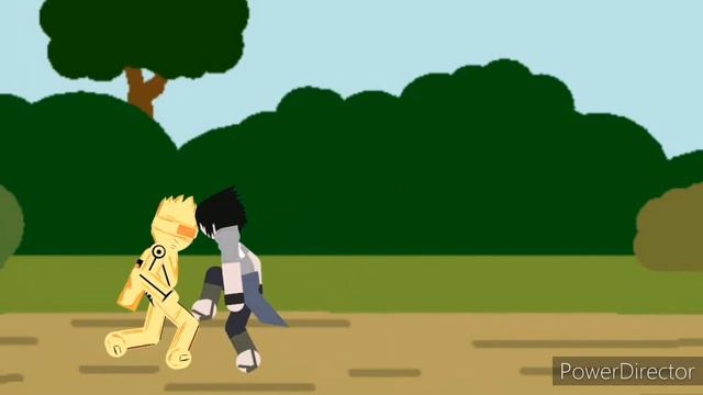 Naruto vs Sasuke drawing cartoon 2 part 2 смотреть онлайн