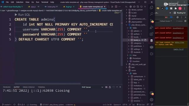 #24 Library management System in PHP OOPs || Admin Login || PHP OOPS with ajax смотреть онлайн