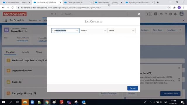 Salesforce Advance Dev Class 17, Aura Framework Part 3 смотреть онлайн