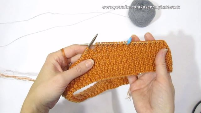 Снуд спицами. Снуд, хомут с градиентом. Снуд двухсторонним узором. Шарф снуд без шва. смотреть онлайн