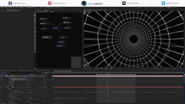 3D Wireframe Audio Visualizer | After Effects #Tutorial смотреть онлайн