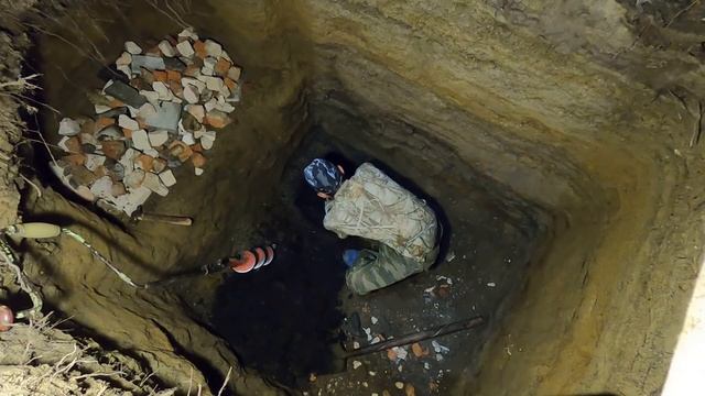 Выкопал дренажную яму в погребе ВОДЫ НЕ СТАЛО, ВСЕ ЛЕГКО и ПРОСТО/, Жизнь в деревне смотреть онлайн