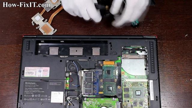 Lenovo IdeaPad Y730 Disassembly, Fan Cleaning, and Thermal Paste Replacement Guide смотреть онлайн