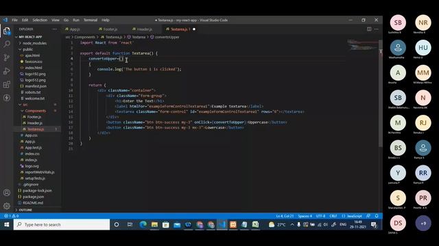 TSP-GCE Bargur and GEC Ramnagar - Default Props and States in React смотреть онлайн