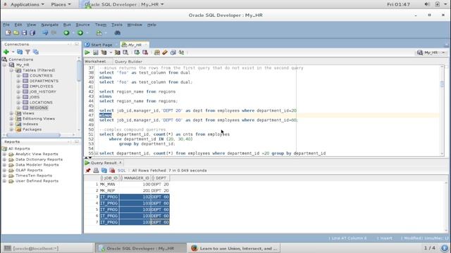 Oracle SQL Programming Lesson 4 in Jinghpaw Language - Set Operators смотреть онлайн