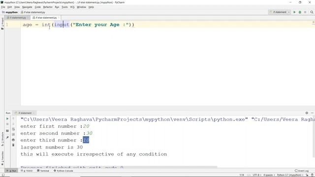 41 Python IF ELSE Statement in Telugu смотреть онлайн
